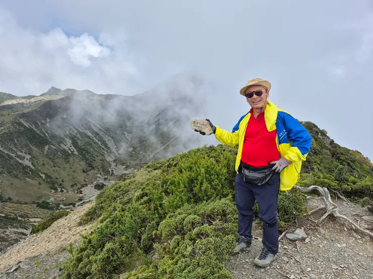 ▲南湖大山北峰，標高3592公尺，非百岳。