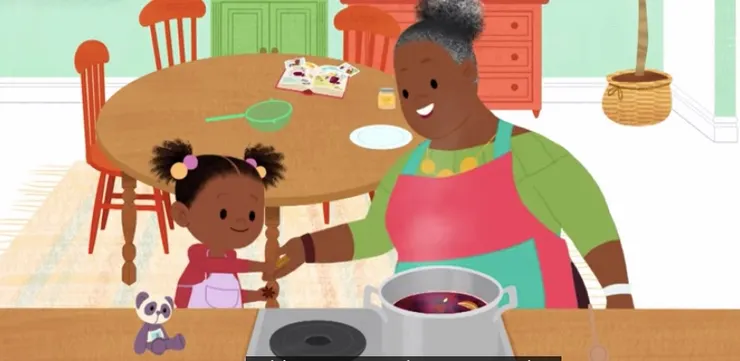 JoJo and Gran Gran煮洛神花飲料