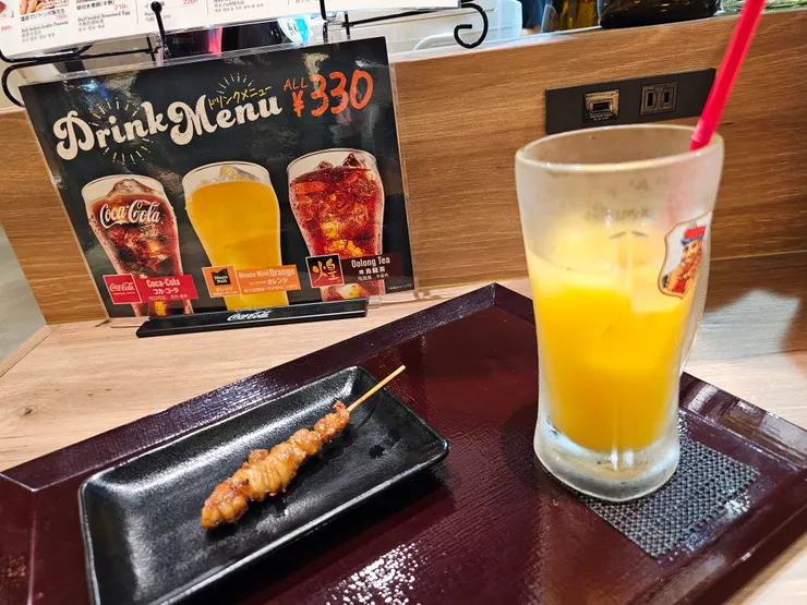 福岡機場 雞皮串燒