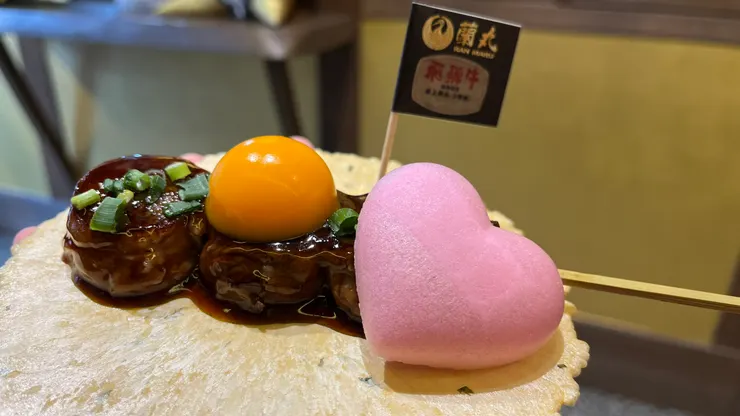 牛肉份量不多，不過讓人很滿足。