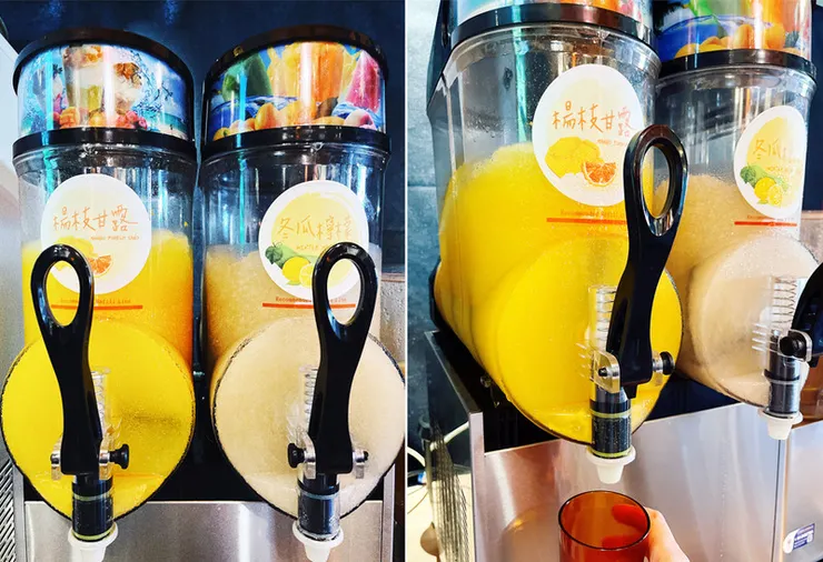 中壢平價火鍋自助吧：大滿貫功夫鍋隱藏版甜點，港式楊枝甘露冰沙