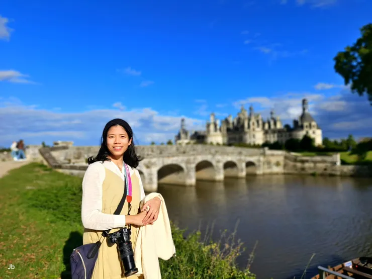 【初抵烏雲密佈幸運等到陽光照像】