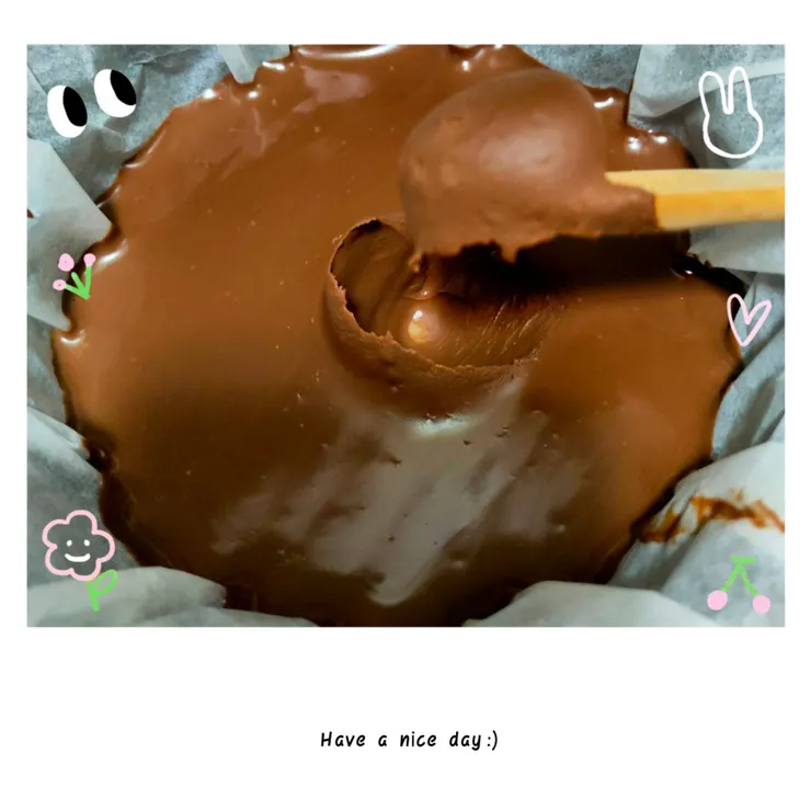 我懶，我沒灑可可粉