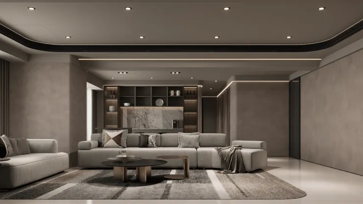 ▲全屋除濕機案例<定潮大人系暗黑熟成宅>公區