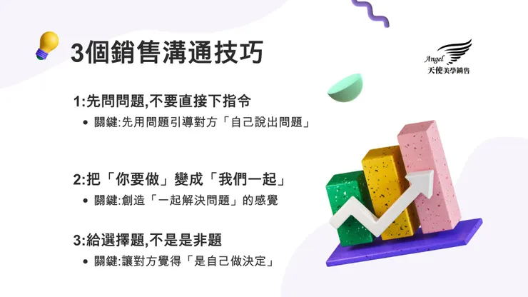 三個銷售溝通技巧