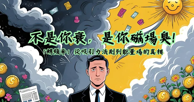 不是你衰，是你磁場臭！改變人生不是靠更努力，而是靠「轉頻率」——從吸引力法則到能量場的真相
