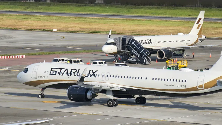 這是星宇航空的空中巴士A321neo型窄體單走道客機!