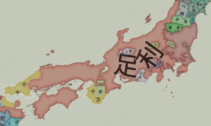 應永之亂／《Crusader Kings 3》mod《Shogunate》遊戲截圖