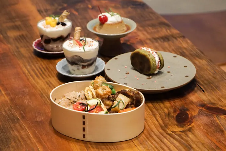 鹹食甜點，都融入了茶的香氣和特色