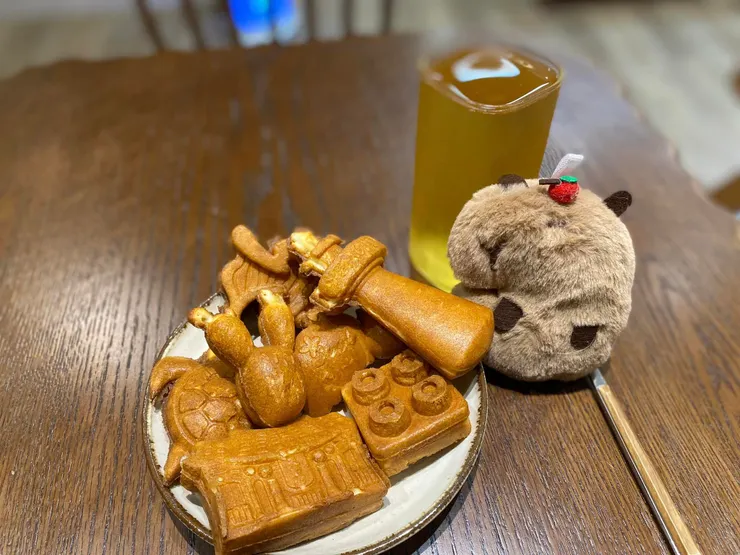 小島的景色成了特色雞蛋糕