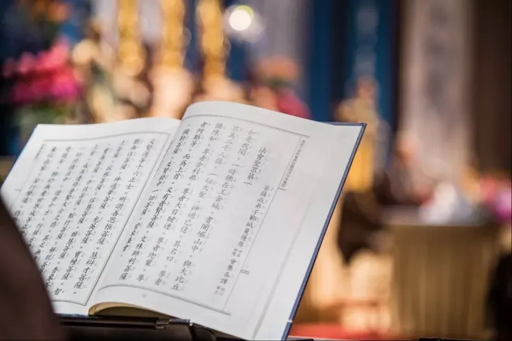 專心持念「阿彌陀佛」萬德洪名，期生淨土