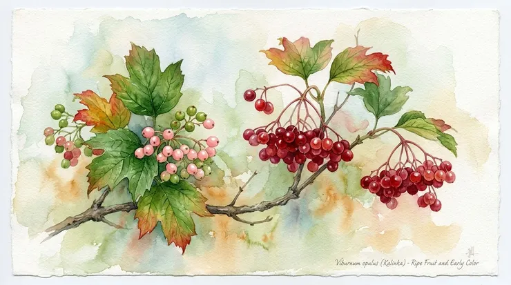 The crimson berries of "Kalinka" symbolize passion and love.