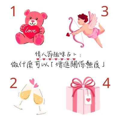 🟡情人節趣味占卜：做什麼可以「增進關係熱度」
