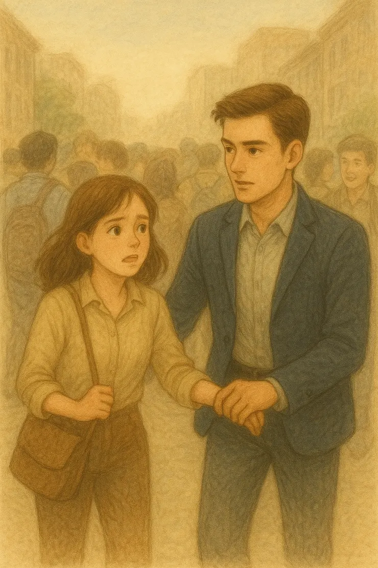 迷路事件再度發生,但這次是兩人一起。〈本插圖示意圖由AI協助生成。〉