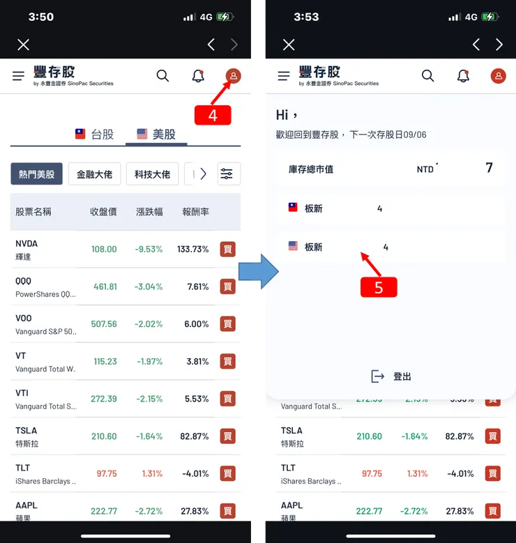 定期定額|永豐金證券,永豐金大戶投,豐存股,「美股」股利再投入含定期定額操作教學