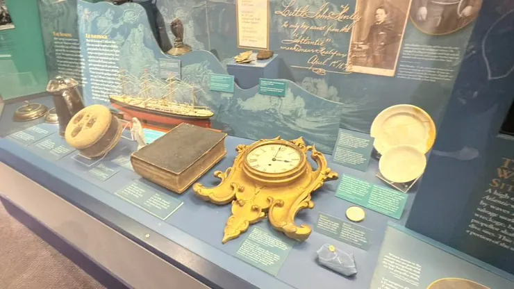 打撈到的鐵達尼號上物品