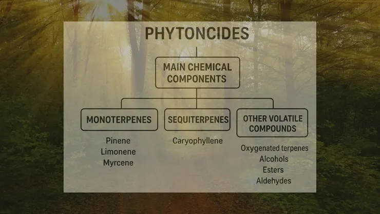 大自然的芬多精的成分-也含有單萜烯