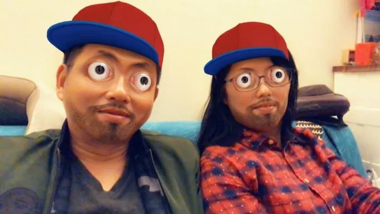 下班後素顏的我們!😆