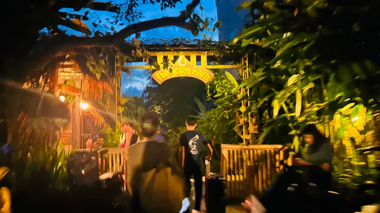 傍晚到達The Yoga Barn