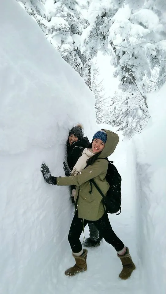 在飛驒高山見到人生第一場雪