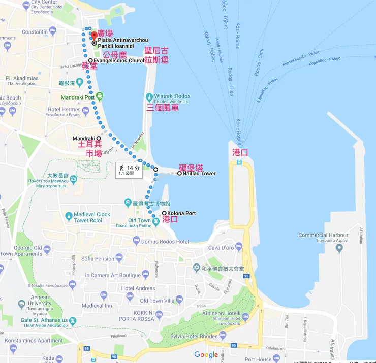 Rhodes Old Town 城外