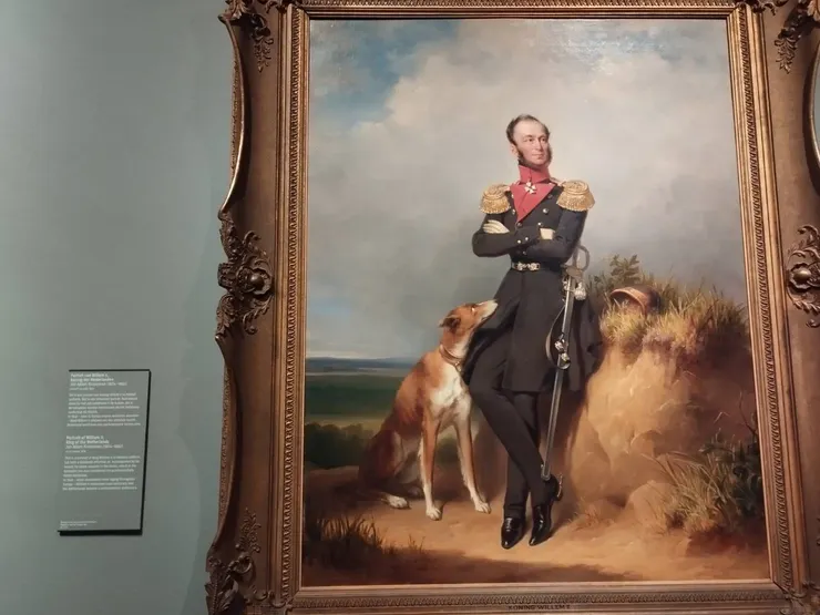 荷蘭國王威廉二世，雖著軍裝卻展現出從容的形象。1848年革命爆發後，威廉二世國王廢除君主制，荷蘭從此轉型為議會民主制國家。