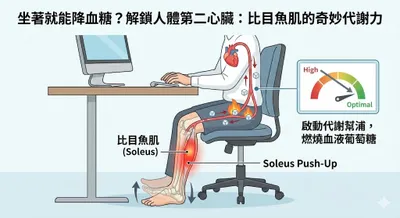 坐著就能降血糖？解鎖人體第二心臟：比目魚肌的神奇功效