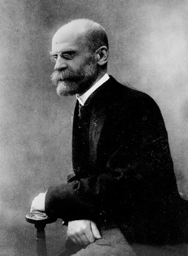 Émile Durkheim。來源：維基百科