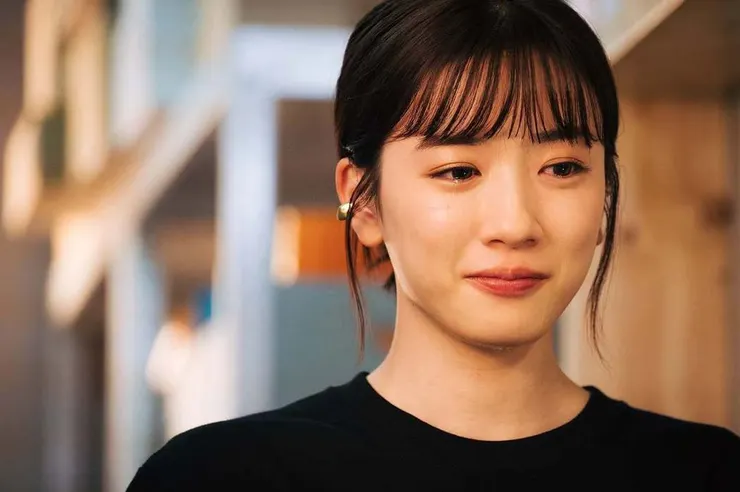 劇中永野芽郁的仙女式哭泣再現，圖片來源：TBS電視台