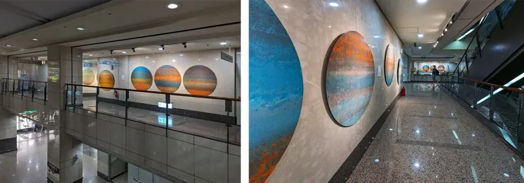 西元2023年11月，心球、空間與時間的對話。