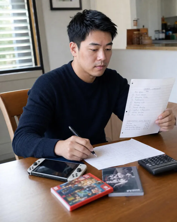 梁練偉用預算清單評估 Switch 2 長期使用成本與遊戲訂閱