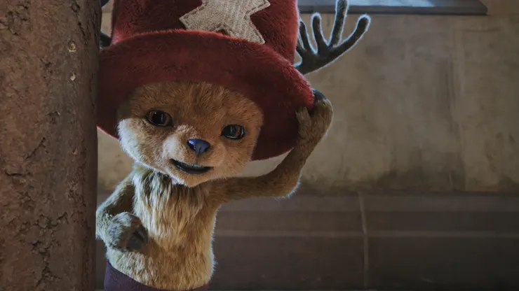 真人版喬巴的眼神超可愛 (圖/緯來新聞網)