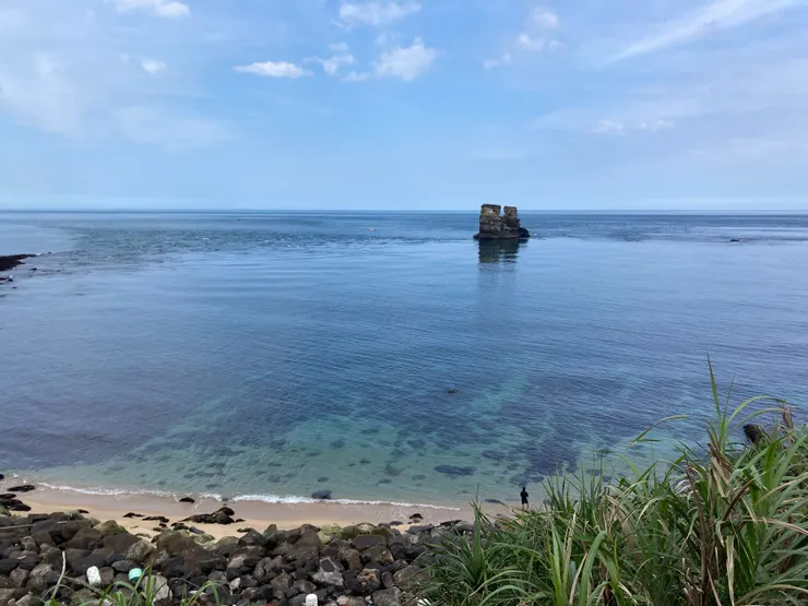 後面的流很亂，尖尖的起伏看到了嗎？