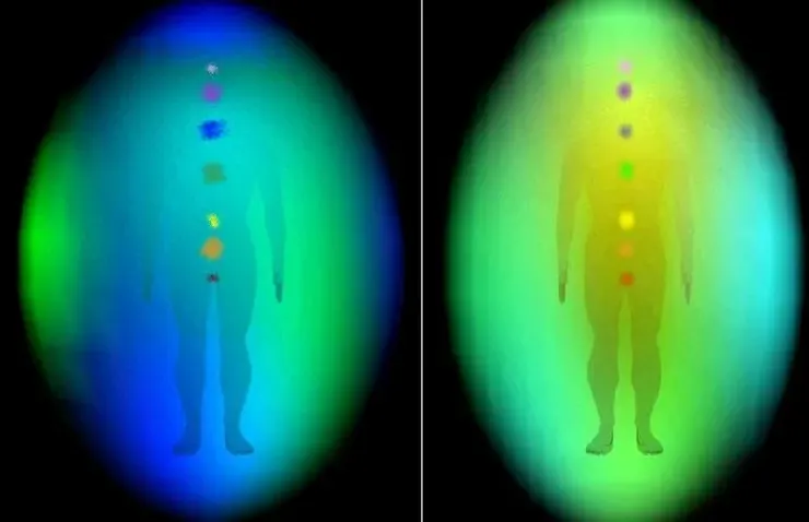 氣場的變化 -左:1996年   右: 2012年