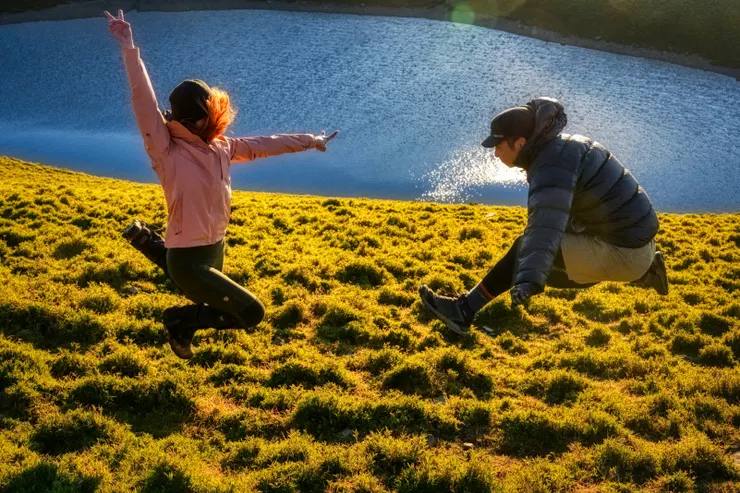 大家都在嘉明湖跳拍！！我們也要！！