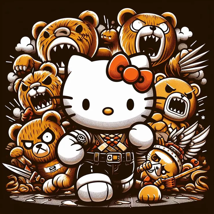 熊大與Kitty的追逐