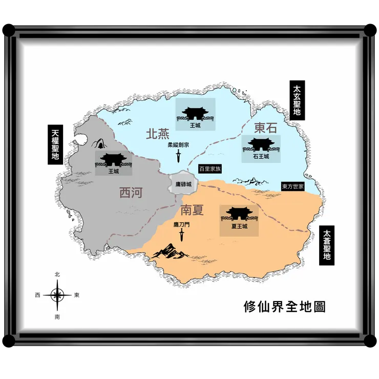 兩千年前的修仙界(僅限本卷有登場的)