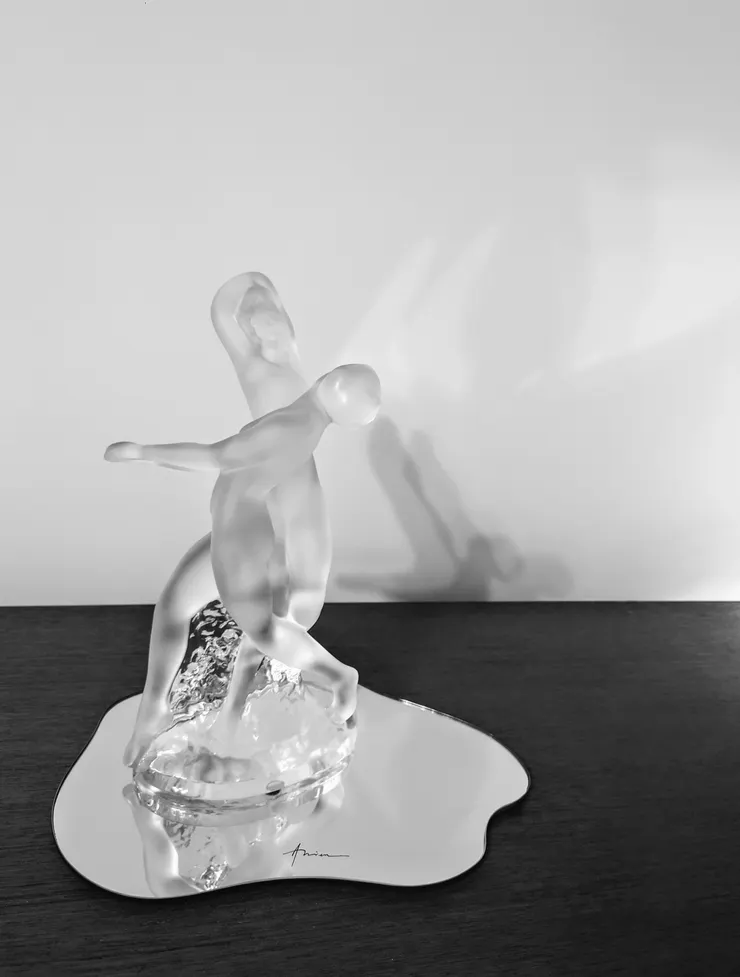 一汪湖泊，迷戀光影變幻。