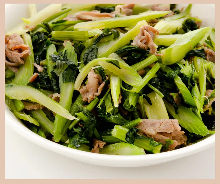 家常菜.芹菜炒豬肉