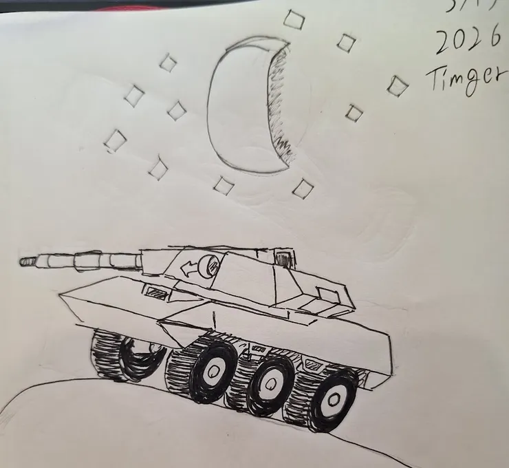 Man After Midnight 戰車載具塗鴉