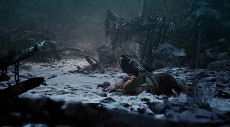 被押送流放到雪山