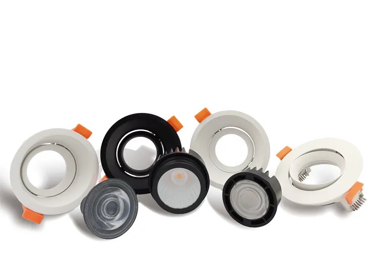 Combination of HUGO and RD-DEEP Downlights-TJ2 Lighting-LED Lighting Manufacturer