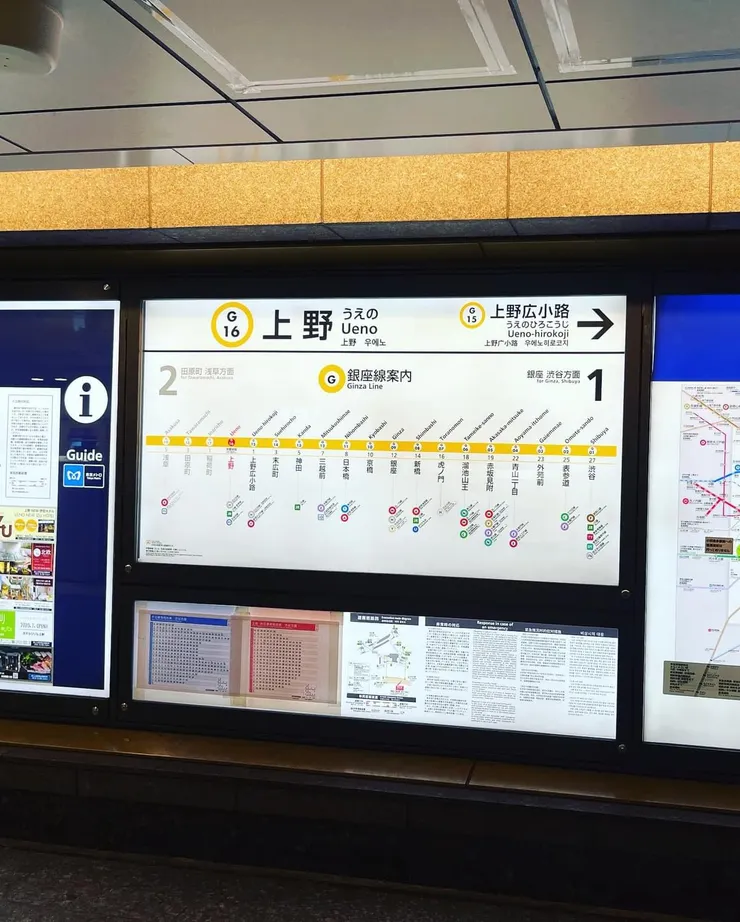 跟台灣的捷運圖很像呢