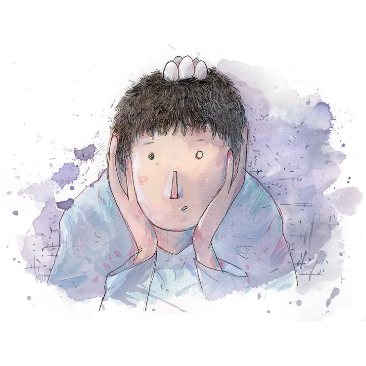 [一種] 有一種不上不下的感覺 卡在中間  要推自己一把 才行