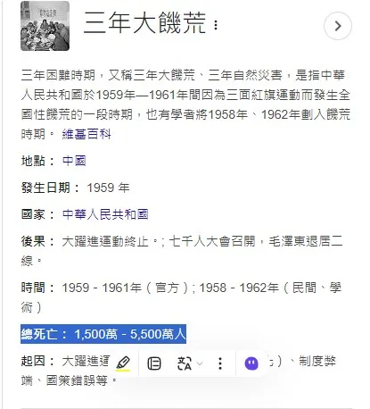 取自維基百科資料