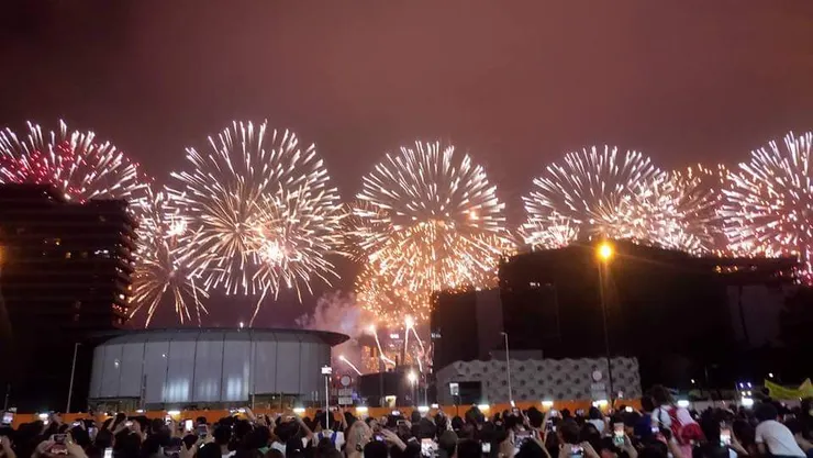 香港回歸20週年慶祝煙火秀