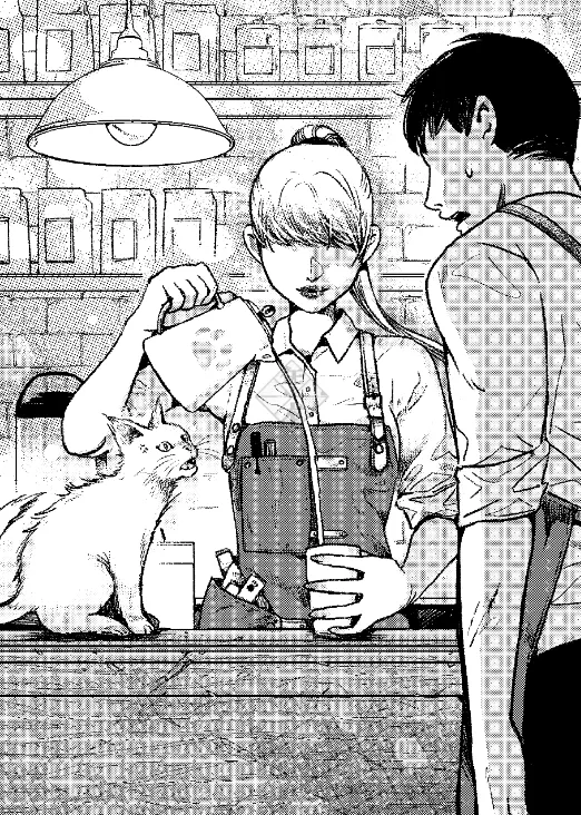 The Pet Whisper in the cat café 