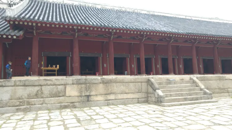 拍攝時間2016年4月9日，韓國 宗廟正殿
