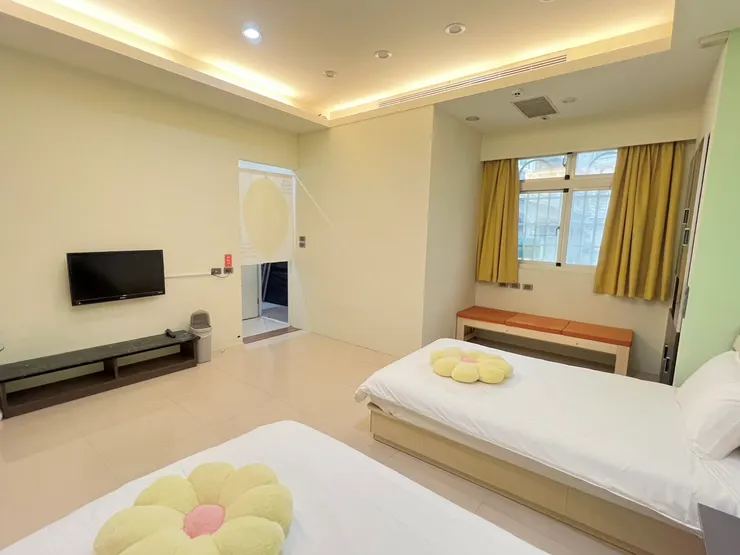 金門民宿哈佛輕旅的兩小床房