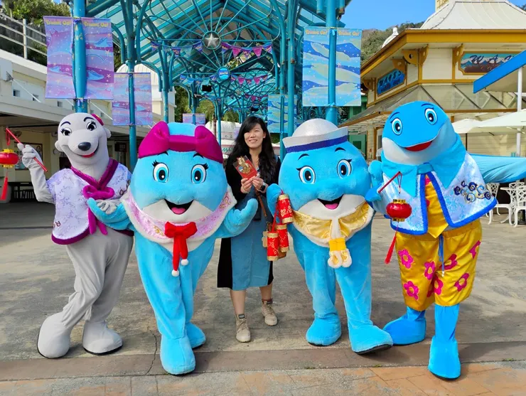 遠雄海洋公園 春節限定活動-吉祥物發紅包